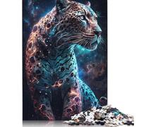 Adult Jigsaw Puzzle 1000 Pieces Cosmic Jaguar Puzzles for Adults For Family Fun & Game Night 1000pcs (75x50cm)
