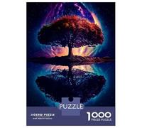 Adult Jigsaw Puzzle 1000 Pieces, Cosmic Tree of Life Artwork, Premium Puzzle Challenge, Gift for Adults, Premium Puzzle Pieces, 38x26cm/1000pcs