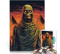 adult jigsaw puzzle 1000 pieces “Desert Mummy” Made of cardboard，for age 14 years and over Fun games Offered as gifts for the whole family。size：26x38cm/10.24x14.96inch