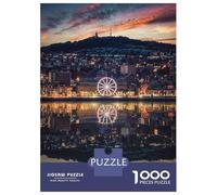 Adult Jigsaw Puzzle 1000 Pieces, Dundee City Artwork, Creative Leisure Activity, Christmas Puzzle Collection, Pieces, 70x50cm/1000pcs