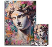 Adult Jigsaw Puzzle 1000 Pieces Greek God Apollo Wooden Jigsaw Puzzles for Challenging Family Activity Games Colorful DIY 50X75CM