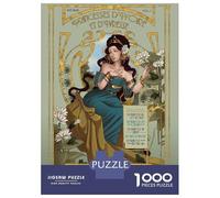 Adult Jigsaw Puzzle 1000 Pieces, Ivory Princesses Artwork, Stress Relief Activity, Idea, Precision Cut Pieces, 70x50cm/1000pcs