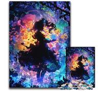 Adult Jigsaw Puzzle 1000 Pieces Japanese Anime Girl Cardboard Jigsaw Puzzles Difficult And Challenge, Great Gifts And Toys for Age 14 26X38CM