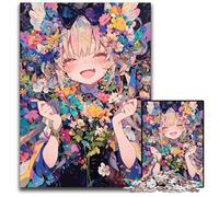 Adult Jigsaw Puzzle 1000 Pieces Japanese Anime Girl Wooden Jigsaw Puzzles Challenging Game Toys, Unique Birthday And Gifts for Age 14 Years Up 50X75CM