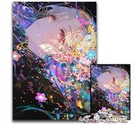 Adult Jigsaw Puzzle 1000 Pieces Japanese Anime Girl Wooden Puzzles Fun Games, Is Ideal As A Gift for The Whole Family for for Age 14 50X75CM