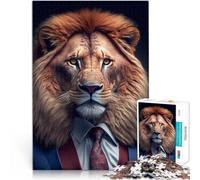 adult jigsaw puzzle 1000 pieces Lion Made of cardboard for age 14 years and over Anti-Stress Toys Great gifts and toys。size:26x38cm/10.24x14.96inch