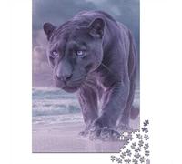 Adult Jigsaw Puzzle, 1000 Pieces, Purple Panther, 38x26cm/1000pcs, Shared Puzzle Activity, Time Around The Table And Friends And Family