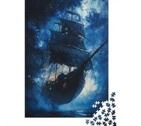 Adult Jigsaw Puzzle, 1000 Pieces, The Midnight Pirate, 70x50cm/1000pcs, Indoor Puzzle Activity, Weekend Downtime And Cold-Weather Weekends