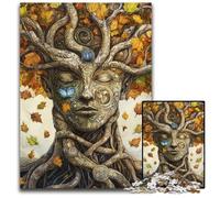 Adult Jigsaw Puzzle 1000 Pieces Tree Man Cardboard Puzzles Educational Challenge, Deal As Gifts for The Whole Family for 14+ 26X38CM