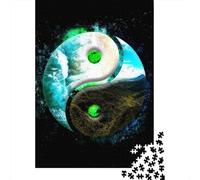 Adult Jigsaw Puzzle, 1000 Pieces, Yin Yang Nature Balance, 70x50cm/1000pcs, Shared Puzzle Activity, Time Around The Table And Friends And Family