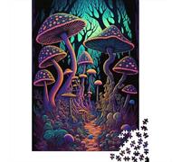 Adult Jigsaw Puzzle 1000 Psychedelic Mushroom Fores987 Puzzle Jigsaws for Adults Educational Game Challenge Toy 1000pcs (38x26cm)