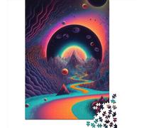 Adult Jigsaw Puzzle 1000 Psychedelic65 Puzzle Jigsaws for Adults Educational Game Challenge Toy 1000pcs (75x50cm)