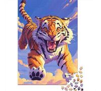 Adult Jigsaw Puzzle 1000 Tiger Puzzle Jigsaws Puzzles for Adults Educational Game Challenge Toy 1000pcs (75x50cm)