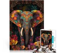 adult jigsaw puzzle 2000 pieces elephant art Made of cardboard，for and 14 years and over Brain Teaser game Suitable for desktop decoration。size：70x100cm/27.5x39.3inch
