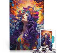 adult jigsaw puzzle 2000 pieces “Psychedelic Art ” Made of cardboard，for and from 14 years and over Tough challenge Interesting Stress Reduction Gifts。size：70x100cm/27.5x39.3inch
