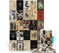 adult jigsaw puzzle 2000 pieces “retro dark collage” Made of cardboard，for and from 14 years and over Impossible game Gift ideas。size：70x100cm/27.5x39.3inch