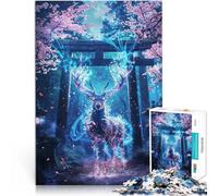 adult jigsaw puzzle 2000 pieces Sacred Deer Sanctuary Art Made of cardboard，Suitable for ages 14 and up Improve memory Offered as gifts for the whole family。size：70x100cm/27.5x39.3inch