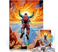 adult jigsaw puzzle 2000 pieces skydiving over beautiful landscapes Made of cardboard，for ages 14 and over educational toys for learning Good gift。size：70x100cm/27.5x39.3inch