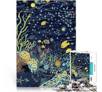 adult jigsaw puzzle 2000 pieces Underwater Ocean at Night Made of cardboard,for and 14 years and over Toys Educational Games Antistress A work of art。size:70x100cm/27.5x39.3inch