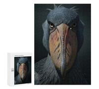 Adult Jigsaw Puzzle, 300 PCS, Featuring Shoebill Bird Close-Up Artwork, A Creative Way to Unwind after A Busy Day, for Indoor Play