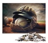 Adult Jigsaw Puzzle 500 Baseball Sport Puzzles for Adults Educational Game for Adult Teenagers 500pcs (52x38cm)