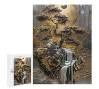 Adult Jigsaw Puzzle, 500 PCS, Featuring Precious Bonsai Tree Dream Artwork, A Focused Activity for Patient Adult Puzzlers, for Indoor Play