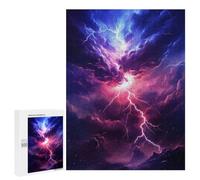 Adult Jigsaw Puzzle, 500 PCS, with Detailed Cosmic Storm Artwork, An Engaging Indoor Activity for Quiet Evenings, at Home