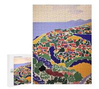 Adult Jigsaw Puzzle, 500 PCS, with Detailed Vintage Greece Landscape Artwork, A Creative Way to Unwind after A Busy Day, for Cosy Nights