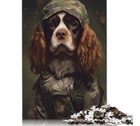 Adult Jigsaw Puzzle 500 Pieces Cute Dog Corgi Coffee Cozy Puzzle Jigsaws for Adults Learning Educational Puzzle 500pcs (52x38cm)