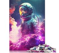 Adult Jigsaw Puzzle 500 Pieces Lost Astronaut Puzzles Jigsaw Puzzles for Adults Teenagers 500pcs (52x38cm)
