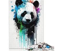 Adult Jigsaw Puzzle 500 Pieces Panda I Puzzles for Adults For Family Fun & Game Night 500pcs (52x38cm)