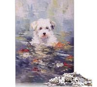 Adult Jigsaw Puzzle 500 Pieces Paris in Watercolor Puzzle Jigsaws for Adults Educational Puzzle 500pcs (52x38cm)