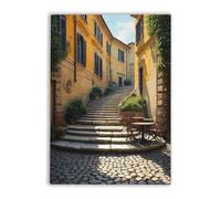 Adult Jigsaw Puzzle 500 Pieces Spanish Steps Rome Italy No People Piazza Ancient Colorful Jigsaw Puzzles for Adults and Teens Puzzle Toys Wooden Gifts