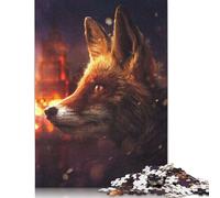 Adult Jigsaw Puzzle 500 Pieces The Fox in Moscow Puzzles for Teenagers Gifts Jigsaw Puzzles for Adults 500pcs (52x38cm)