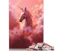 Adult Jigsaw Puzzle 500 Pieces Unicorn Smoke Puzzles Jigsaw Puzzles for Adults Teenagers 500pcs (52x38cm)