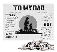 Adult Jigsaw Puzzle 500 To My Dad Farmer Puzzles for Adults Educational Game for Adult Teenagers 500pcs (52x38cm)