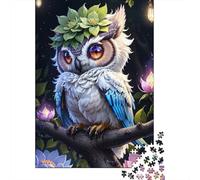 Adult Jigsaw Puzzle Animal Art Owl Jigsaw Puzzles for Adults Educational Game Challenge Toy 1000pcs (38x26cm)