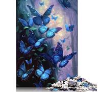 Adult Jigsaw Puzzle Art Butterfly Jigsaw Puzzles for Adults Educational Game Challenge Toy 1000pcs (38x26cm)