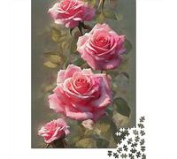 Adult Jigsaw Puzzle Art Flowers Jigsaw Puzzles for Adults Educational Game Challenge Toy 1000pcs (38x26cm)