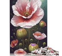 Adult Jigsaw Puzzle Art Flowers Jigsaw Puzzles for Adults Educational Game Challenge Toy 1000pcs (75x50cm)