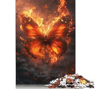 Adult Jigsaw Puzzle Beautiful Butterfly 500 Pieces Jigsaws Games Educational Toys Jigsaw Puzzles for 18+ And Adults 500pcs (52x38cm)