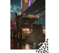 Adult Jigsaw Puzzle Big Truck 1000 Pieces for Adults Gifts Wooden Jigsaw Puzzle Suitable for 18 Years And Up Great Gift for Adults 1000pcs (75x50cm)