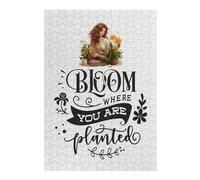 Adult Jigsaw Puzzle, Bloom Where You Are Planted, 300 PCS