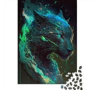Adult Jigsaw Puzzle Cougar Whimsical Jigsaw Puzzles for Adults Educational Game Challenge Toy 1000pcs (75x50cm)