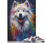 Adult Jigsaw Puzzle Cute Cow Oil Painting Art Puzzle for Adults And Teenager Jigsaw Puzzles for Adult 500pcs (52x38cm)