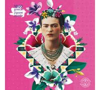 Adult Jigsaw Puzzle Frida Kahlo Pink : 1000-piece Jigsaw Puzzles