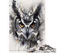 Adult Jigsaw Puzzle 'Funny Cat Shocked Wood Puzzles for Adults Educational Game Challenge Toy 500pcs (52x38cm)