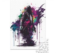 Adult Jigsaw Puzzle Graffiti Hacker Jigsaw Puzzles for Adults Educational Game Challenge Toy 1000pcs (38x26cm)