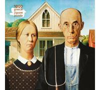 Adult Jigsaw Puzzle Grant Wood: American Gothic : 1000-piece Jigsaw Puzzles