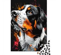 Adult Jigsaw Puzzle Greater Swiss Mountain Dog Art Jigsaw Puzzles for Adults Educational Game Challenge Toy 1000pcs (38x26cm)